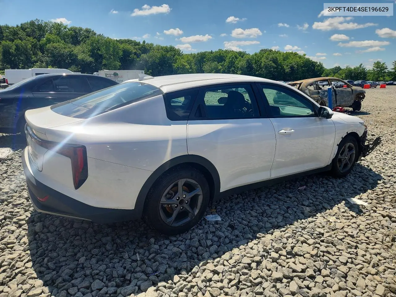 2025 Kia K4 Lxs VIN: 3KPFT4DE4SE196629 Lot: 60242496