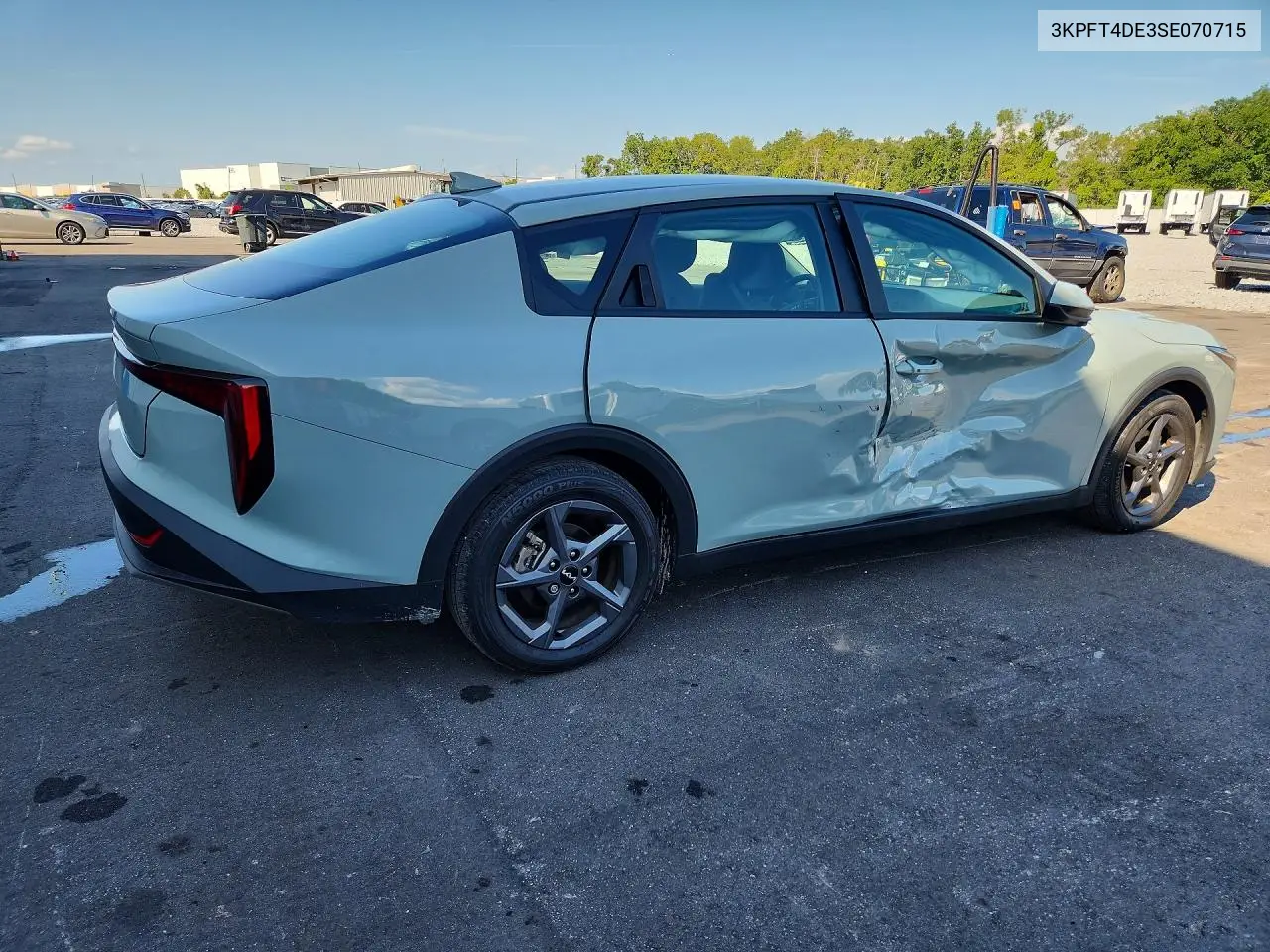 2025 Kia K4 Lxs VIN: 3KPFT4DE3SE070715 Lot: 60322246