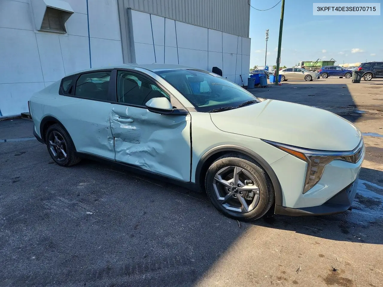 2025 Kia K4 Lxs VIN: 3KPFT4DE3SE070715 Lot: 60322246