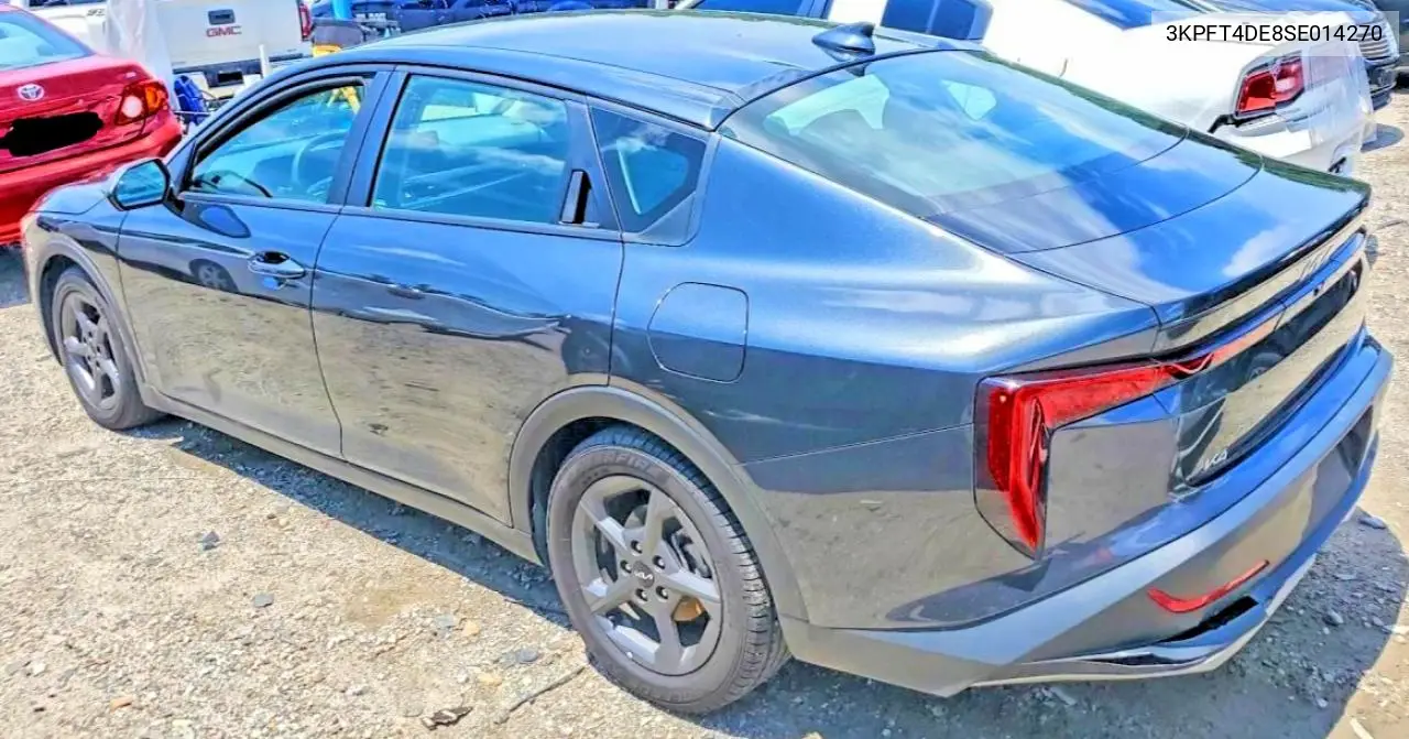 2025 Kia K4 Lxs VIN: 3KPFT4DE8SE014270 Lot: 60483406