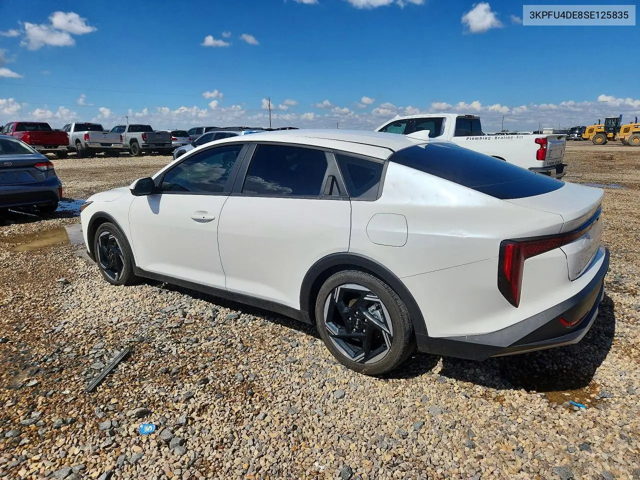 2025 Kia K4 Ex VIN: 3KPFU4DE8SE125835 Lot: 60617526