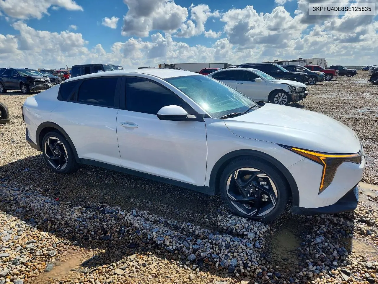 2025 Kia K4 Ex VIN: 3KPFU4DE8SE125835 Lot: 60617526