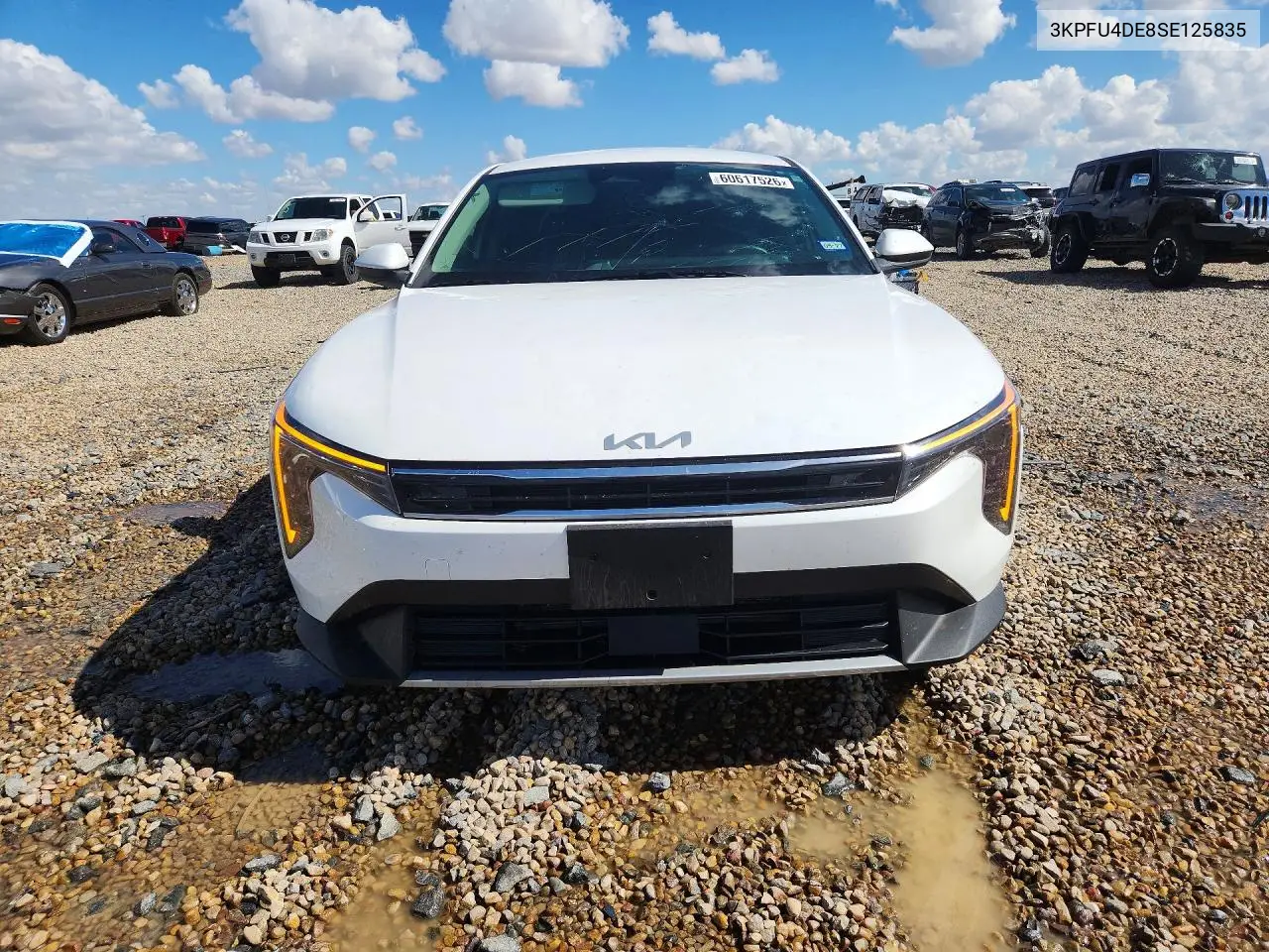 2025 Kia K4 Ex VIN: 3KPFU4DE8SE125835 Lot: 60617526