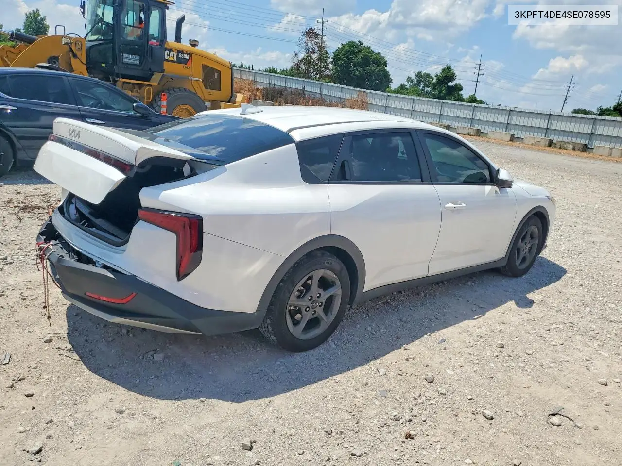 2025 Kia K4 Lxs VIN: 3KPFT4DE4SE078595 Lot: 60987916