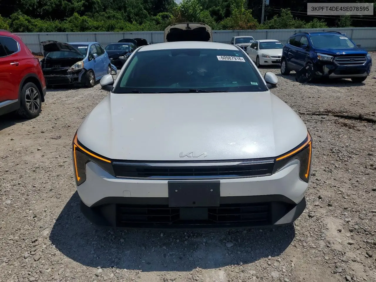 2025 Kia K4 Lxs VIN: 3KPFT4DE4SE078595 Lot: 60987916