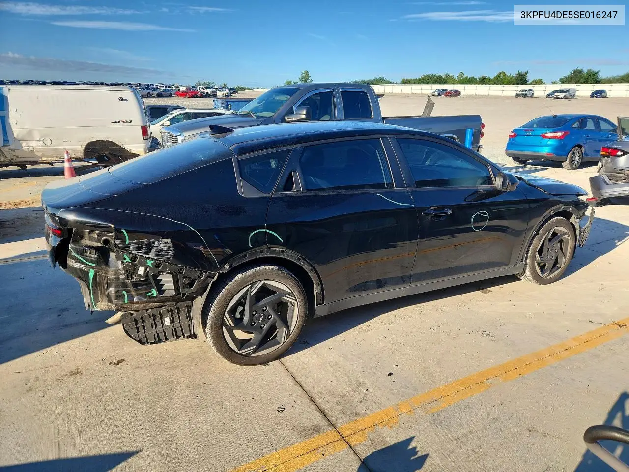 2025 Kia K4 Ex VIN: 3KPFU4DE5SE016247 Lot: 61019196