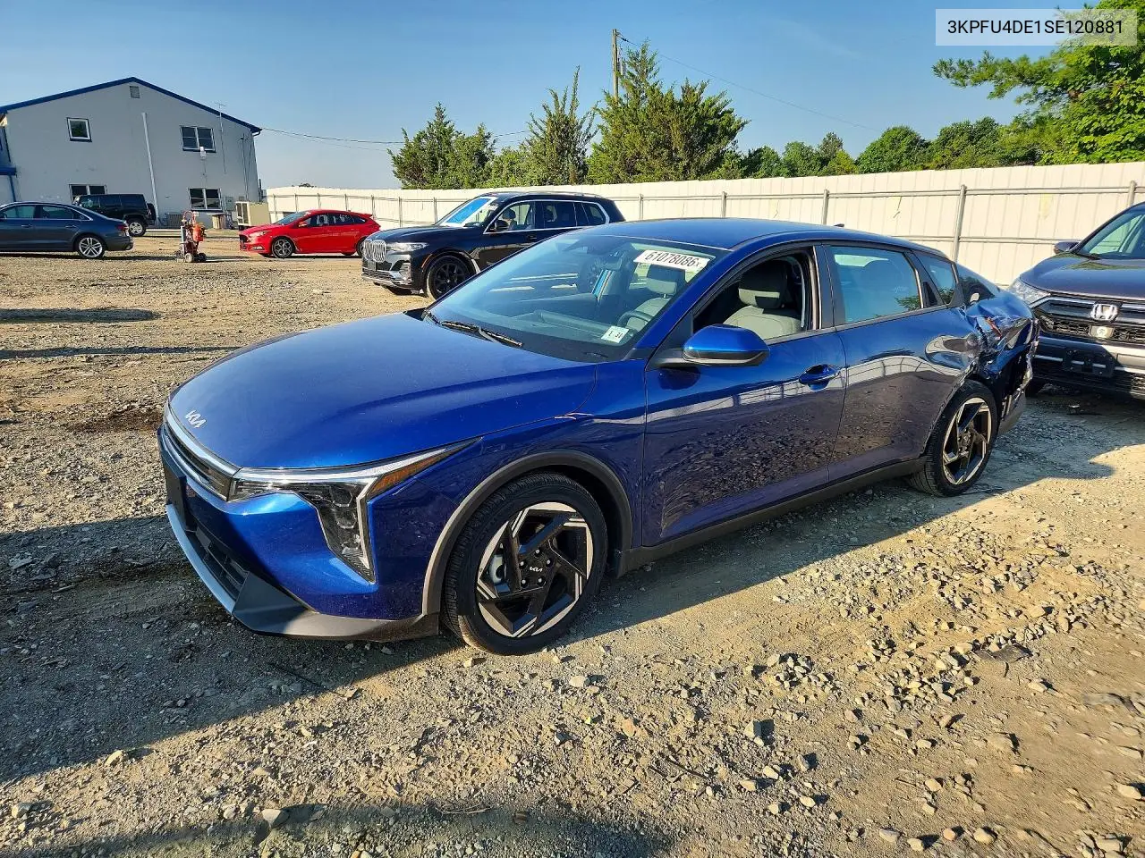 2025 Kia K4 Ex VIN: 3KPFU4DE1SE120881 Lot: 61078086
