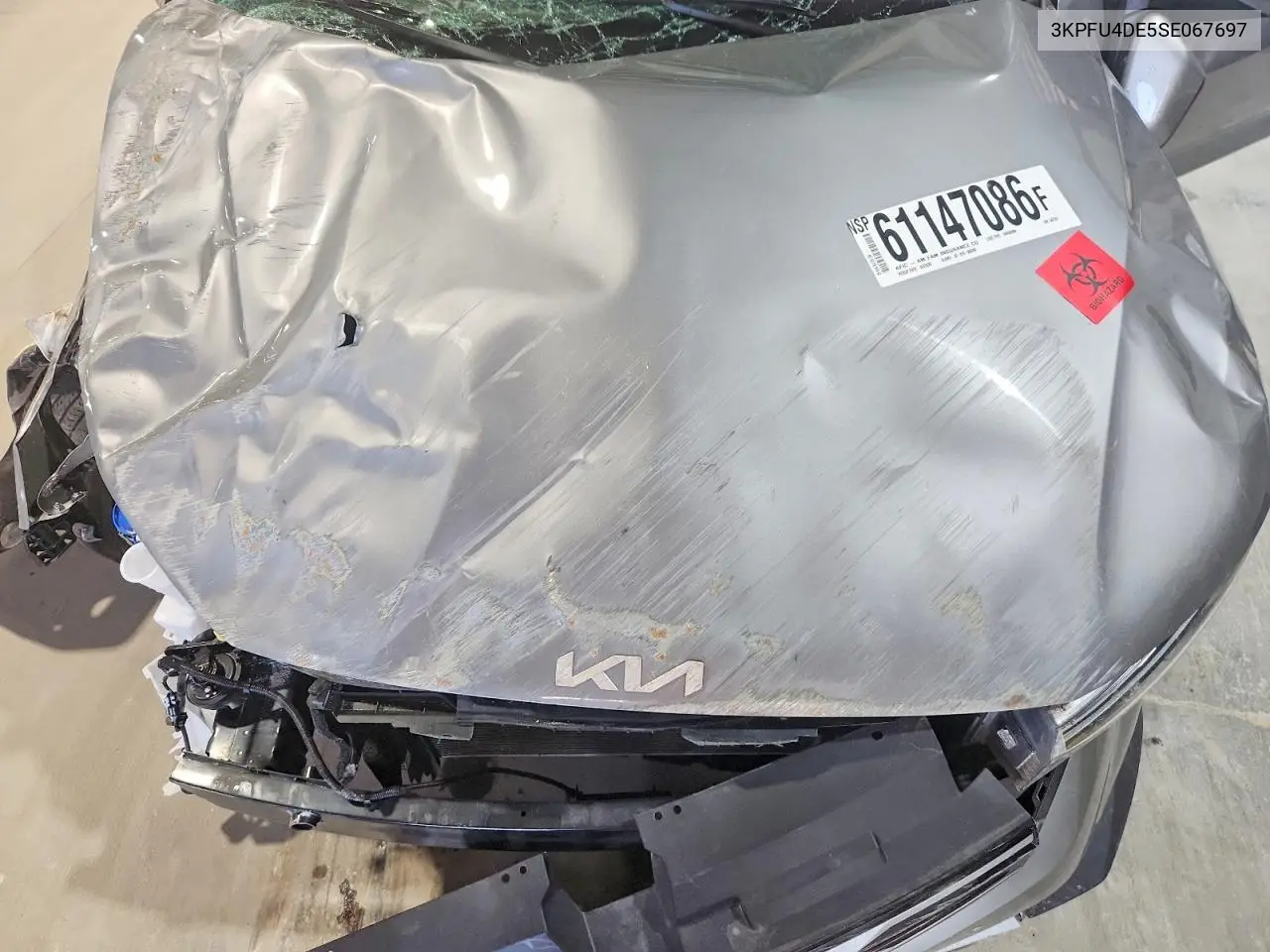 2025 Kia K4 Ex VIN: 3KPFU4DE5SE067697 Lot: 61147086