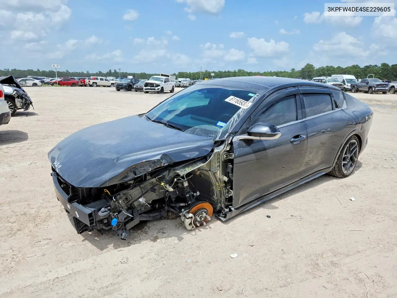 2025 Kia K4 Gt Line VIN: 3KPFW4DE4SE229605 Lot: 61165936
