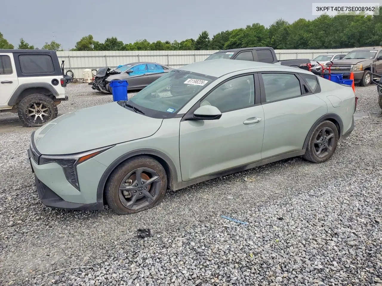 2025 Kia K4 Lxs VIN: 3KPFT4DE7SE008962 Lot: 61198226