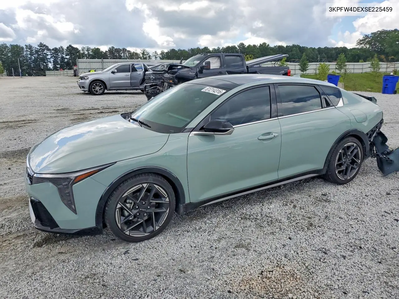 2025 Kia K4 Gt Line VIN: 3KPFW4DEXSE225459 Lot: 61214316