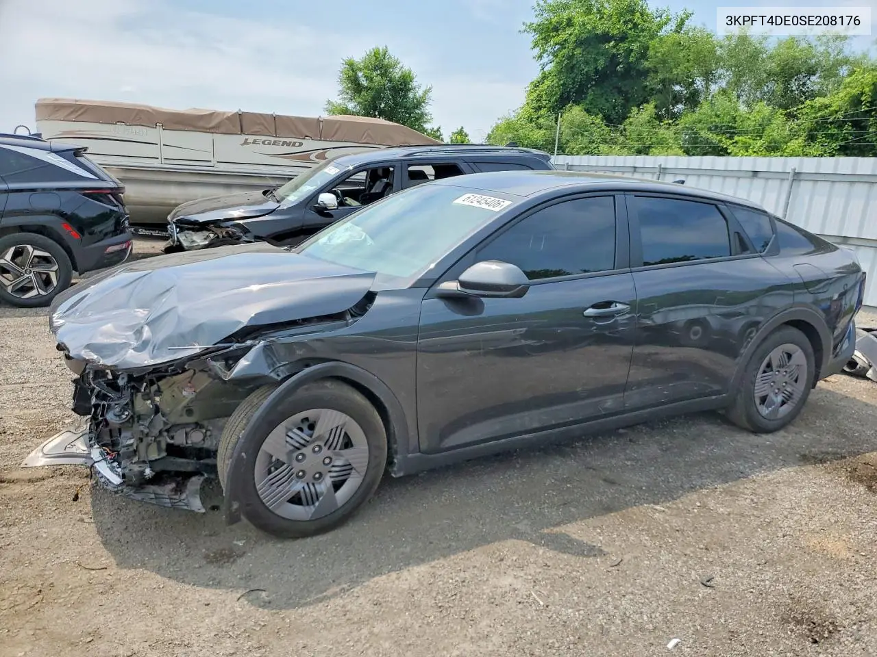 2025 Kia K4 Lx VIN: 3KPFT4DE0SE208176 Lot: 61245406