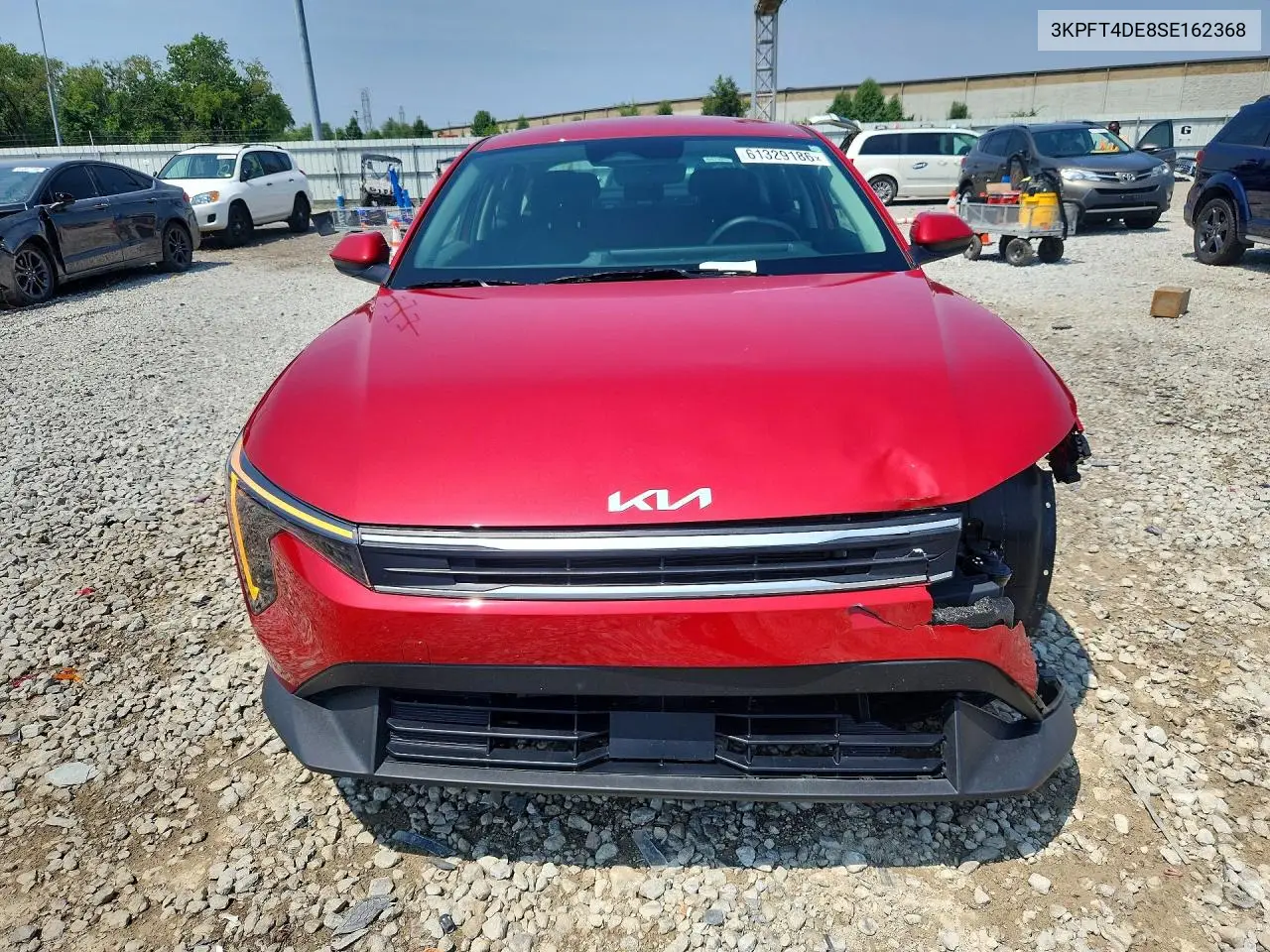 2025 Kia K4 Lxs VIN: 3KPFT4DE8SE162368 Lot: 61329186