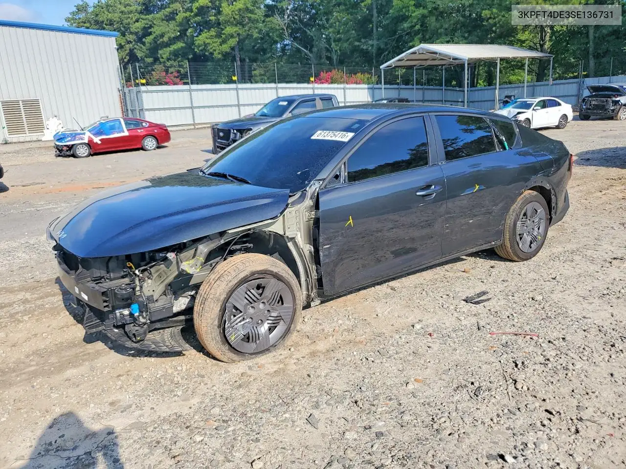 2025 Kia K4 Lx VIN: 3KPFT4DE3SE136731 Lot: 61375416