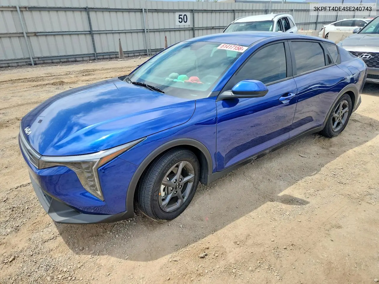2025 Kia K4 Lxs VIN: 3KPFT4DE4SE240743 Lot: 61417156