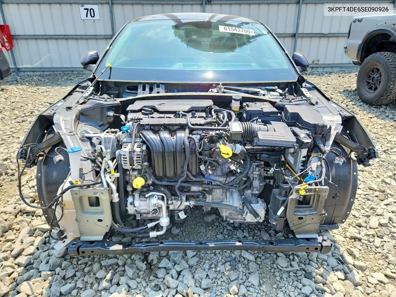 2025 Kia K4 Lx VIN: 3KPFT4DE6SE090926 Lot: 61543706