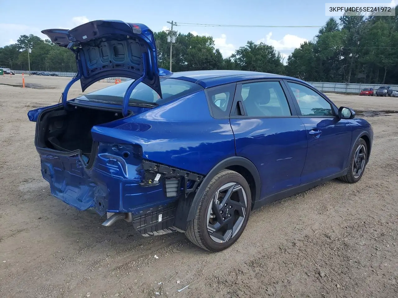 2025 Kia K4 Ex VIN: 3KPFU4DE6SE241972 Lot: 61562996