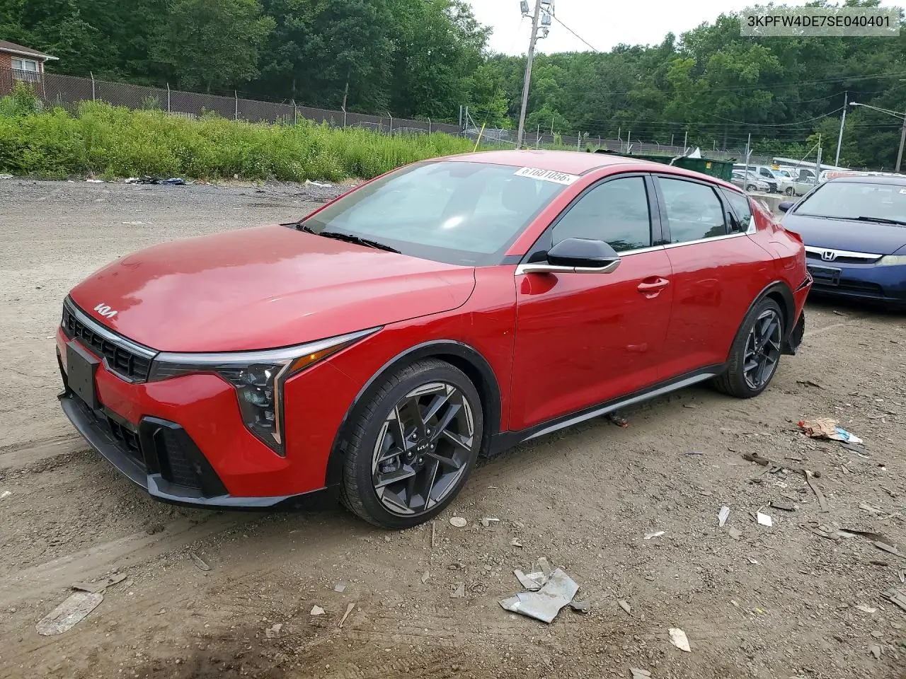 2025 Kia K4 Gt Line VIN: 3KPFW4DE7SE040401 Lot: 61601056