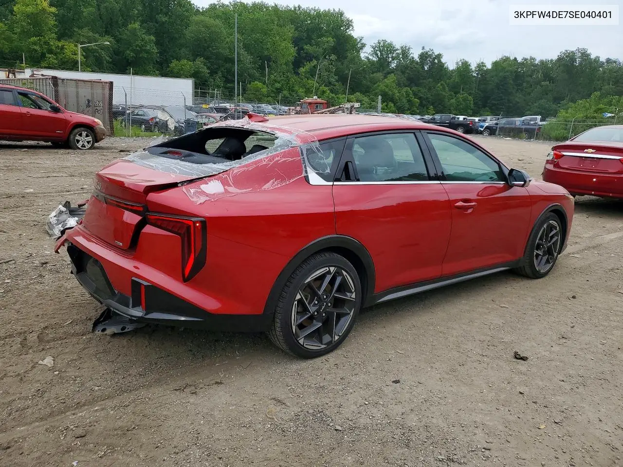 2025 Kia K4 Gt Line VIN: 3KPFW4DE7SE040401 Lot: 61601056