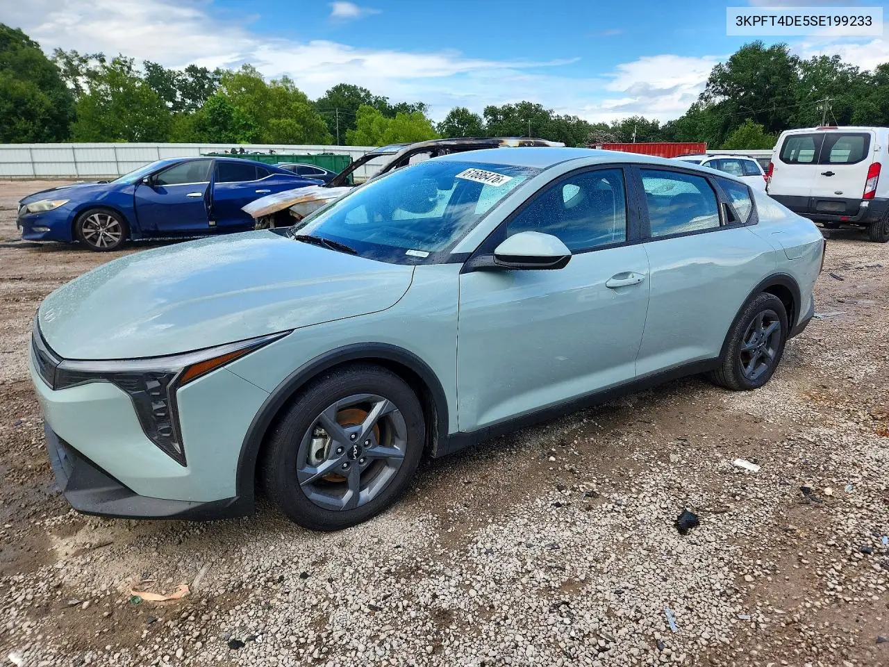 2025 Kia K4 Lxs VIN: 3KPFT4DE5SE199233 Lot: 61686476