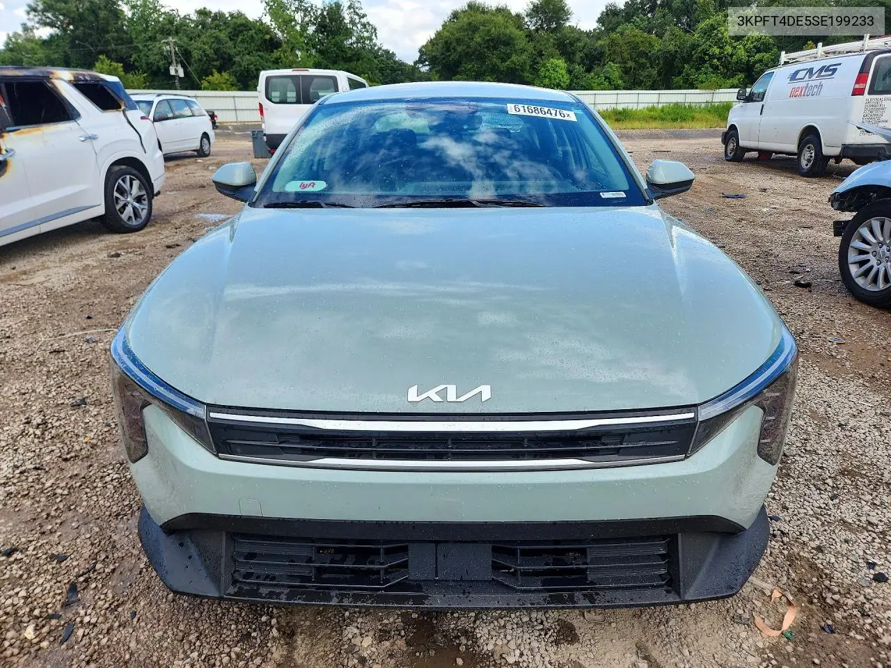 2025 Kia K4 Lxs VIN: 3KPFT4DE5SE199233 Lot: 61686476