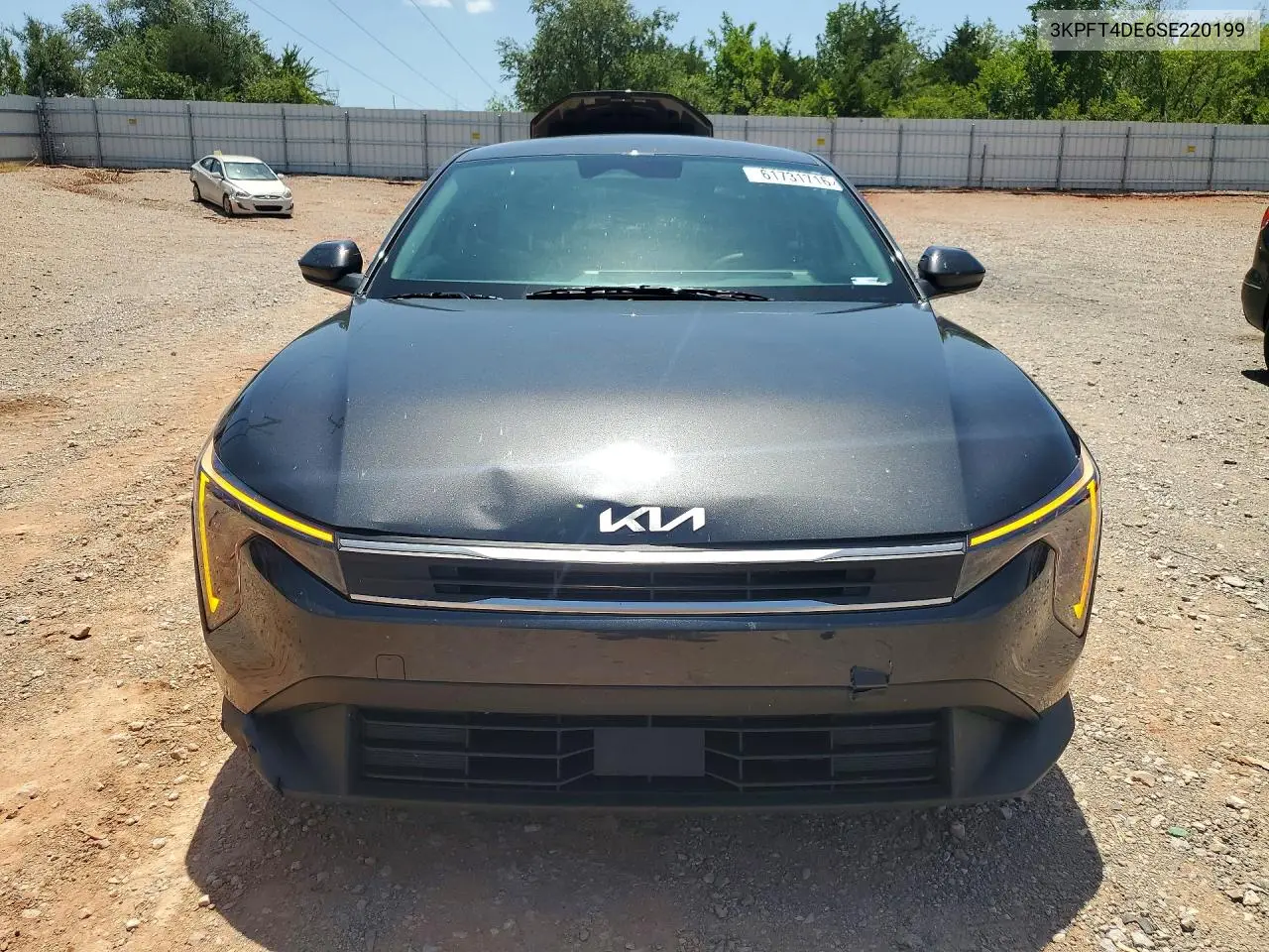 2025 Kia K4 Lxs VIN: 3KPFT4DE6SE220199 Lot: 61731716