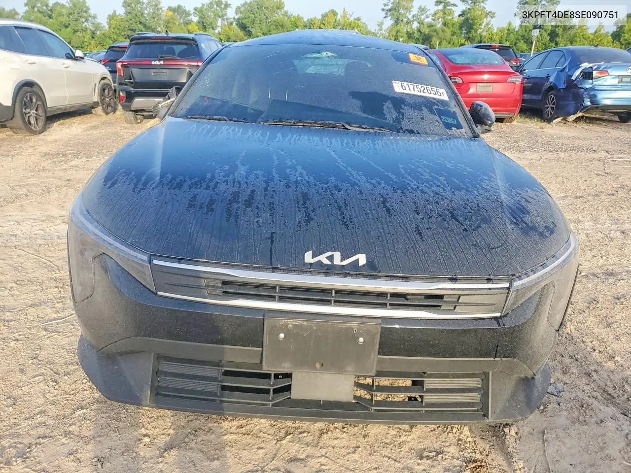 2025 Kia K4 Lxs VIN: 3KPFT4DE8SE090751 Lot: 61752656
