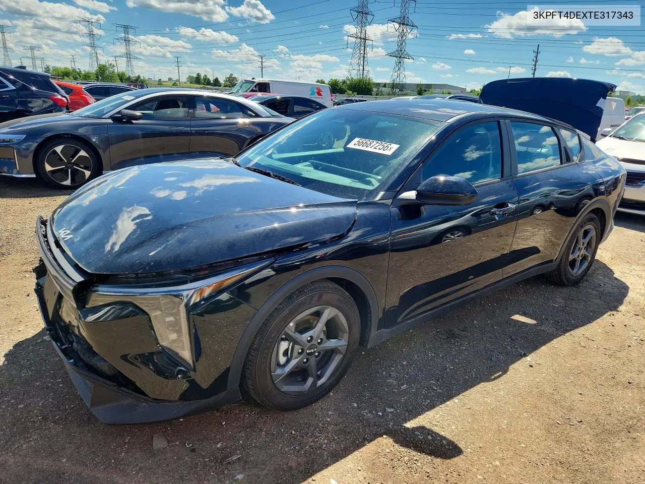 2026 Kia K4 Lxs VIN: 3KPFT4DEXTE317343 Lot: 56687256
