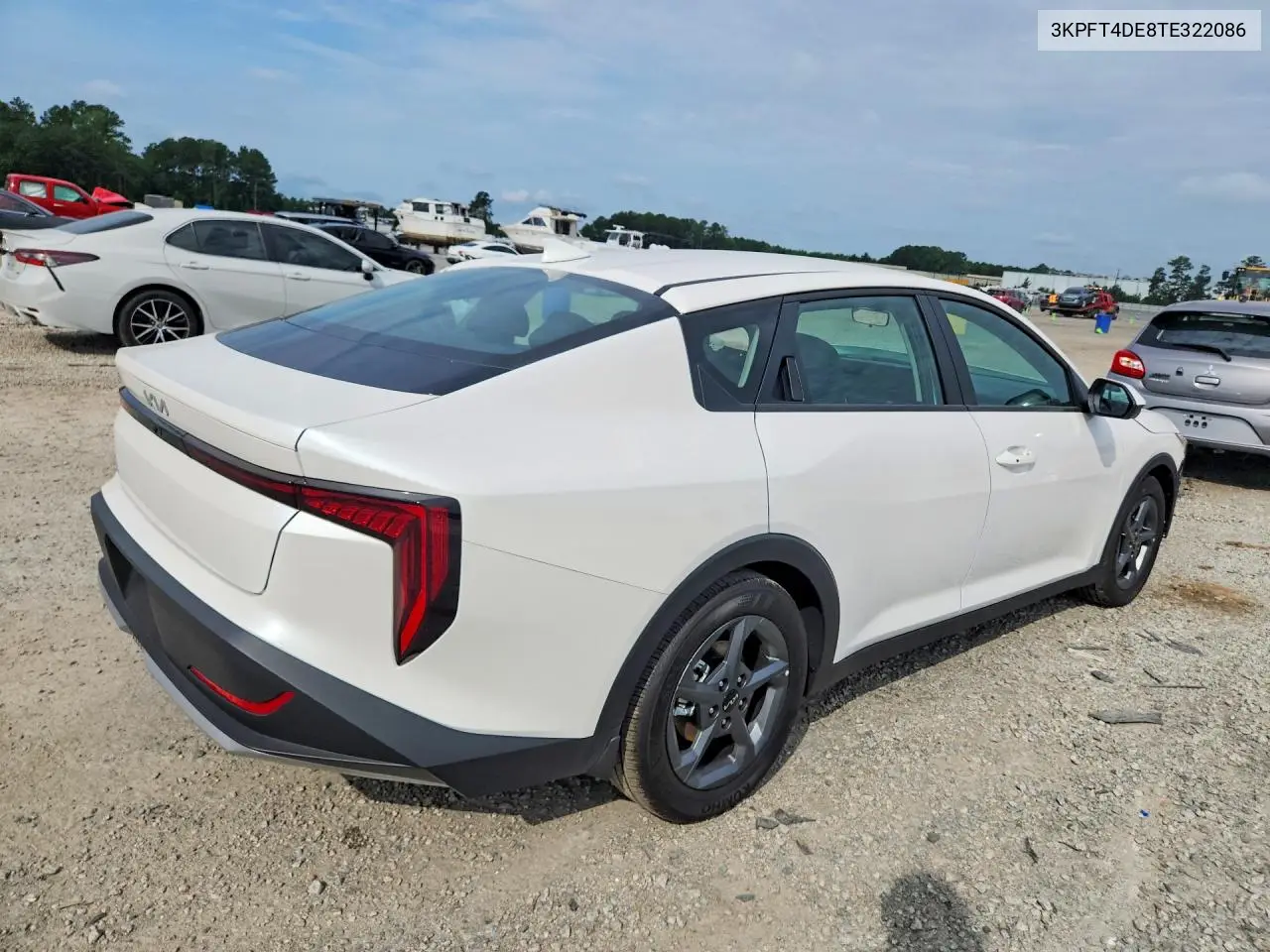 2026 Kia K4 Lxs VIN: 3KPFT4DE8TE322086 Lot: 58493896
