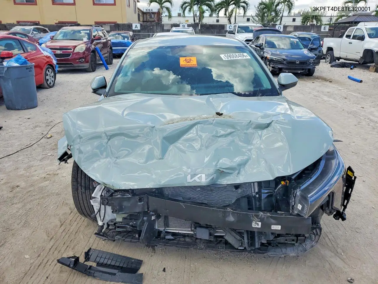 2026 Kia K4 Lxs VIN: 3KPFT4DE8TE320001 Lot: 59068406