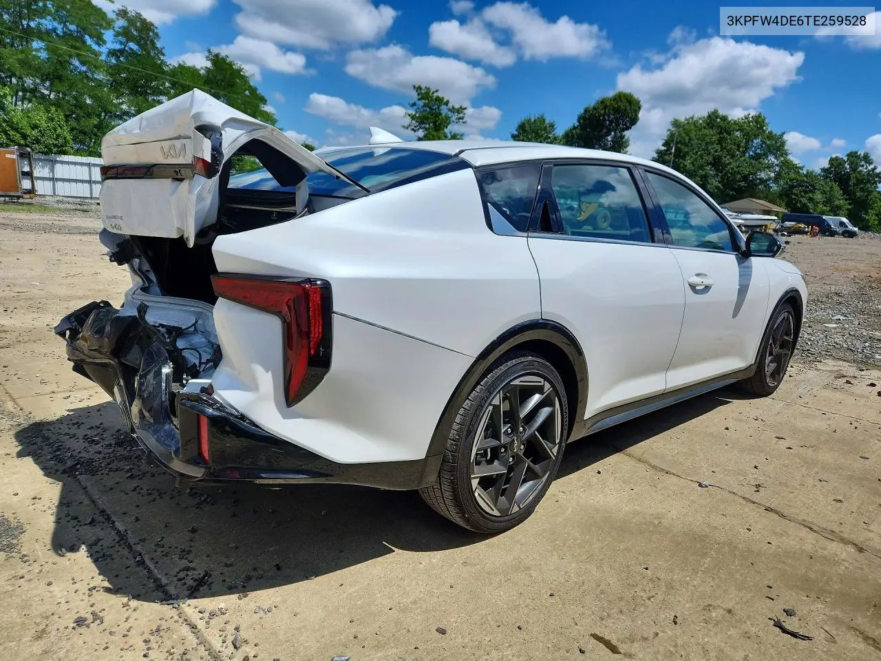 2026 Kia K4 Gt Line VIN: 3KPFW4DE6TE259528 Lot: 60053706