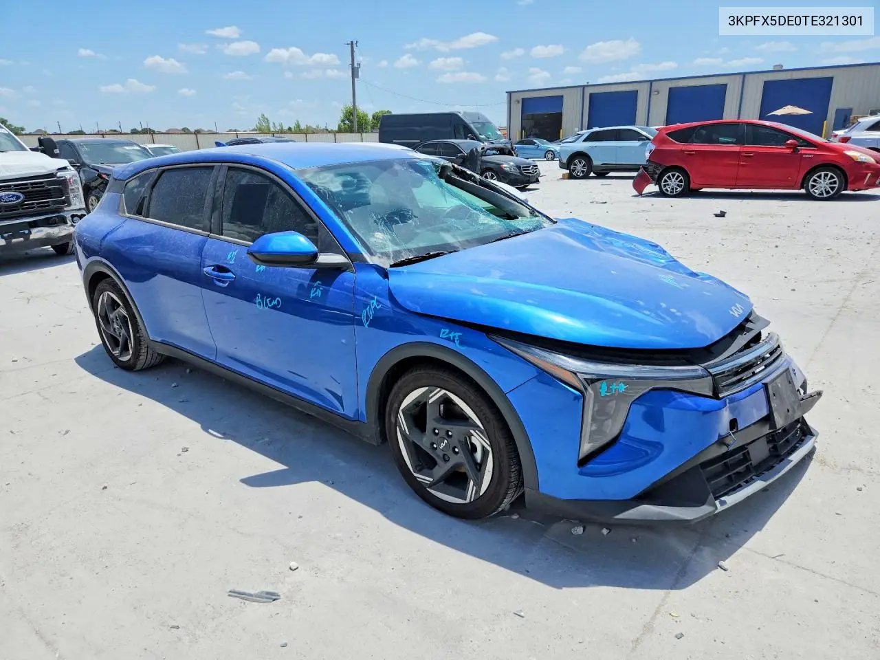 2026 Kia K4 Ex VIN: 3KPFX5DE0TE321301 Lot: 60290566