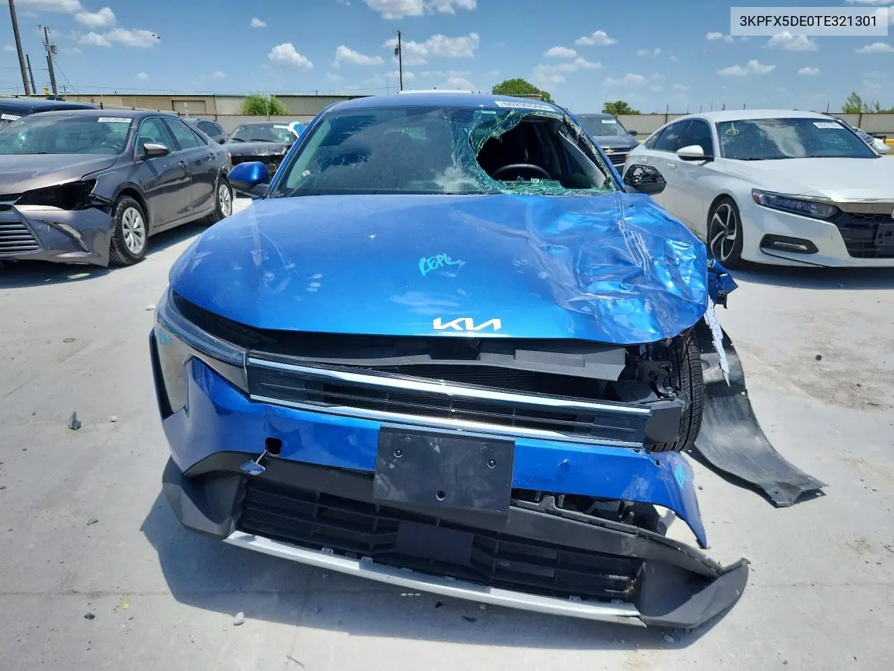 2026 Kia K4 Ex VIN: 3KPFX5DE0TE321301 Lot: 60290566
