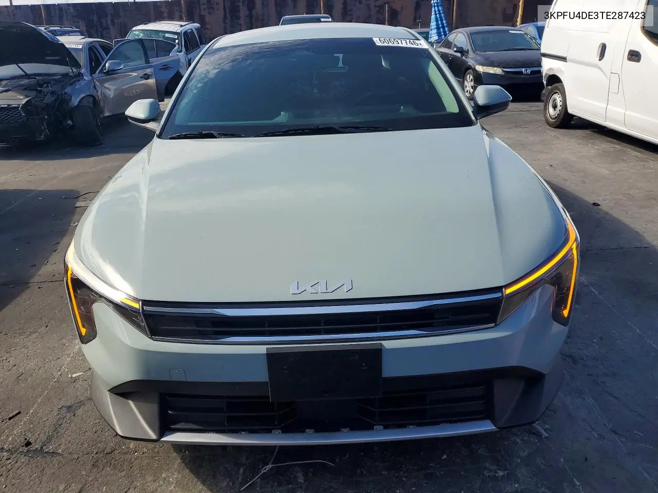 2026 Kia K4 Ex VIN: 3KPFU4DE3TE287423 Lot: 60697746