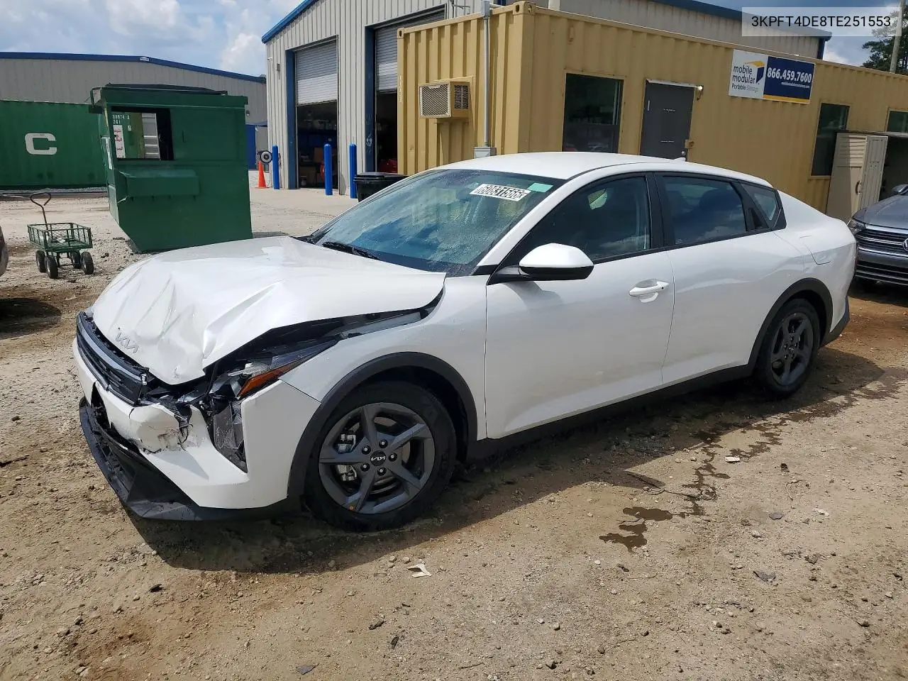 2026 Kia K4 Lxs VIN: 3KPFT4DE8TE251553 Lot: 60831566