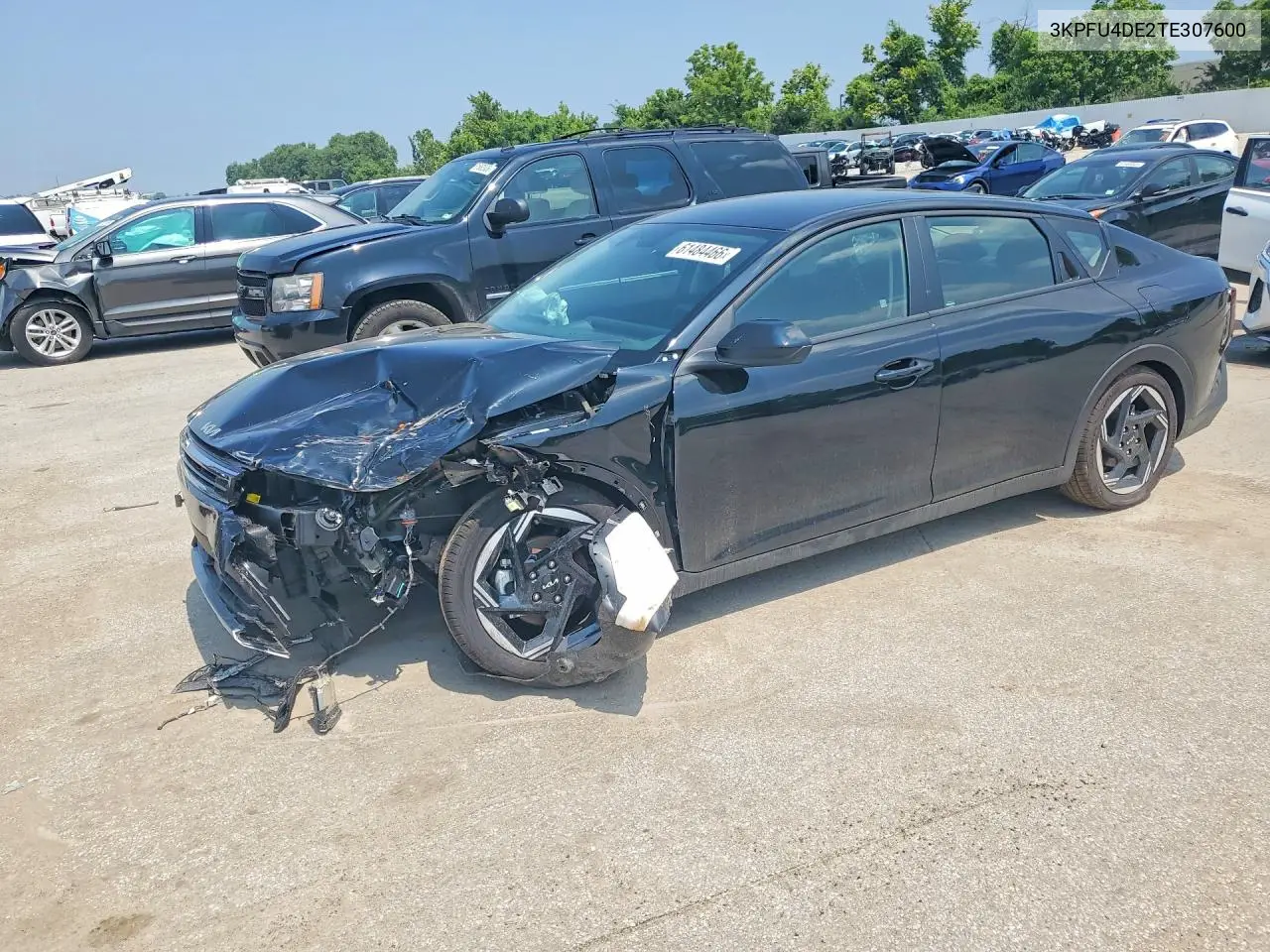 2026 Kia K4 Ex VIN: 3KPFU4DE2TE307600 Lot: 61484466