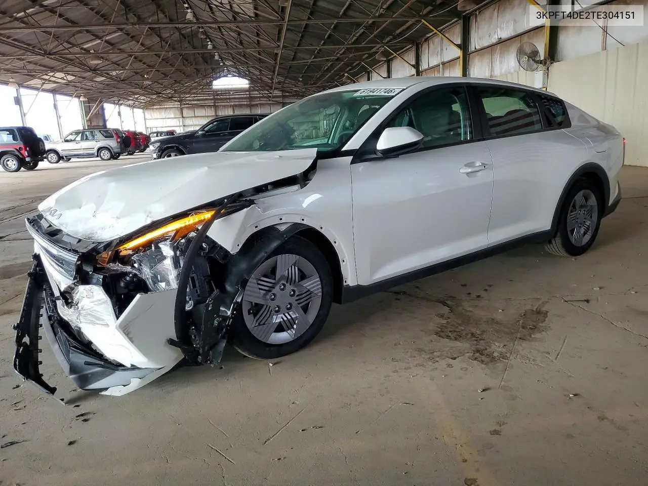 2026 Kia K4 Lx VIN: 3KPFT4DE2TE304151 Lot: 61941746