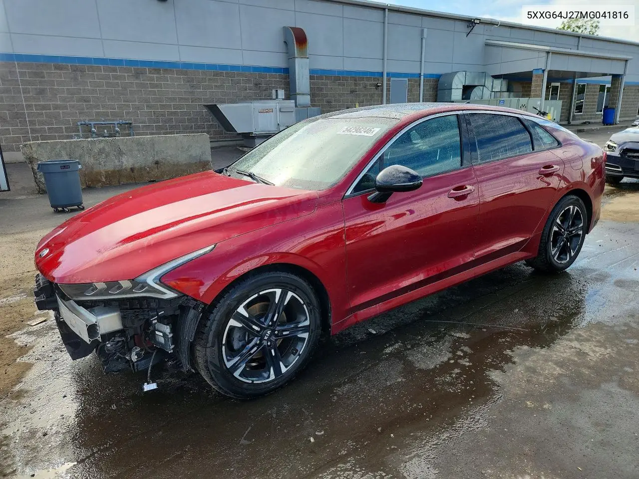 2021 Kia K5 Gt Line VIN: 5XXG64J27MG041816 Lot: 54298246