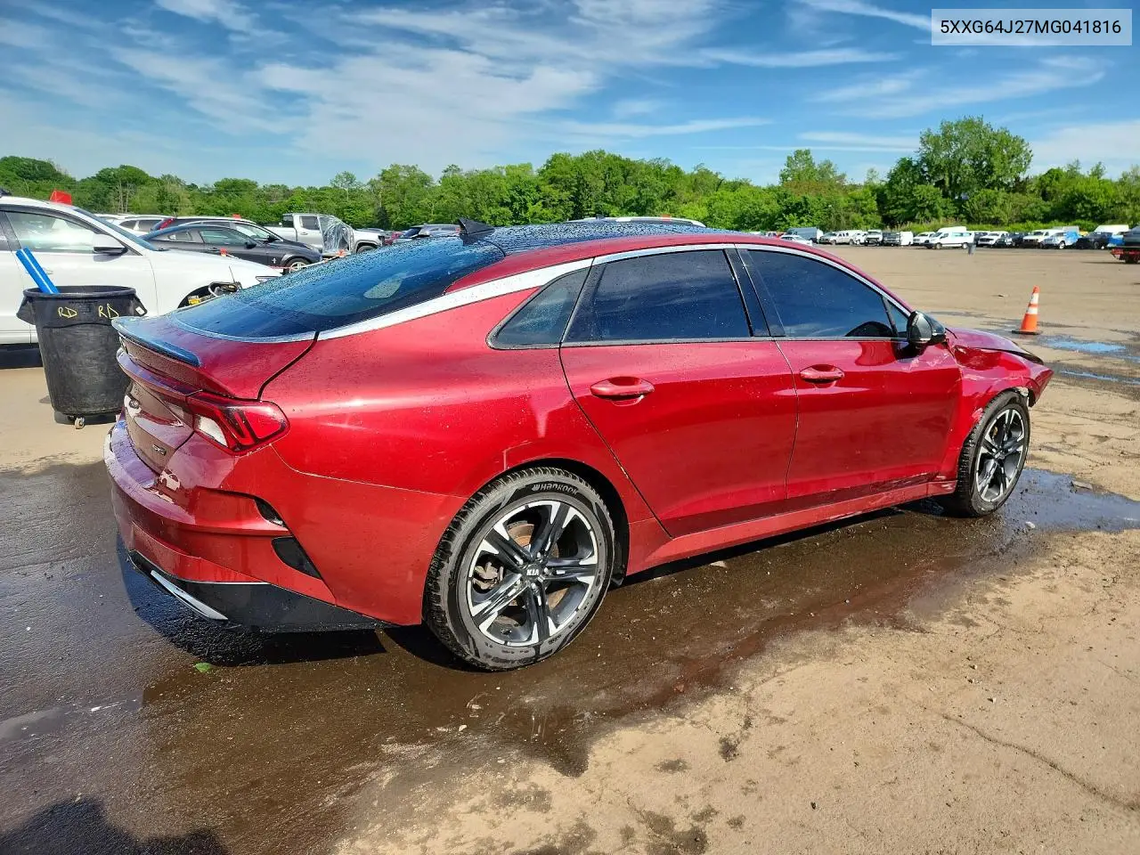 2021 Kia K5 Gt Line VIN: 5XXG64J27MG041816 Lot: 54298246