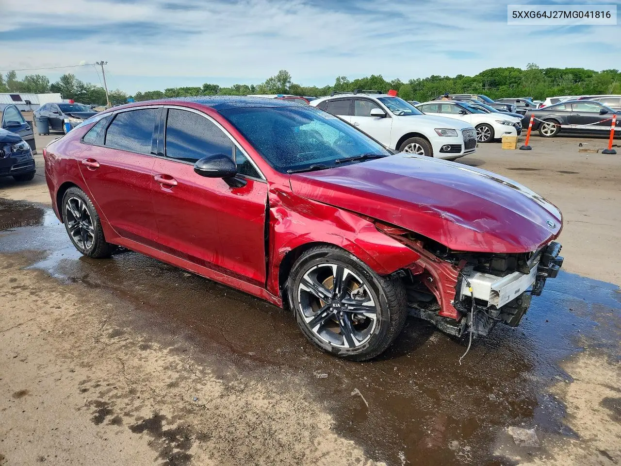 2021 Kia K5 Gt Line VIN: 5XXG64J27MG041816 Lot: 54298246