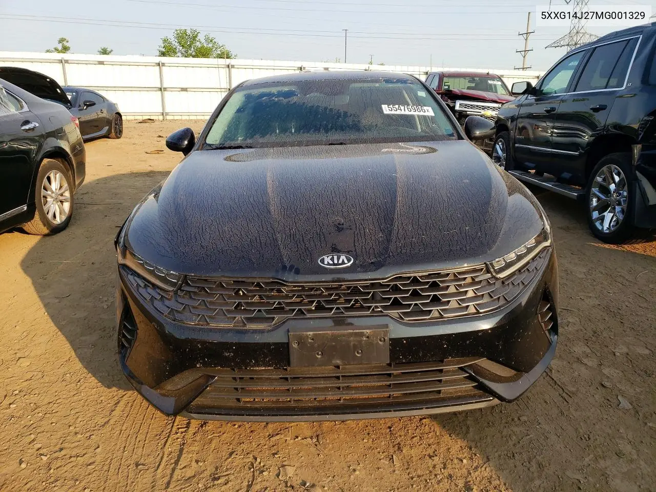 2021 Kia K5 Lxs VIN: 5XXG14J27MG001329 Lot: 55476986