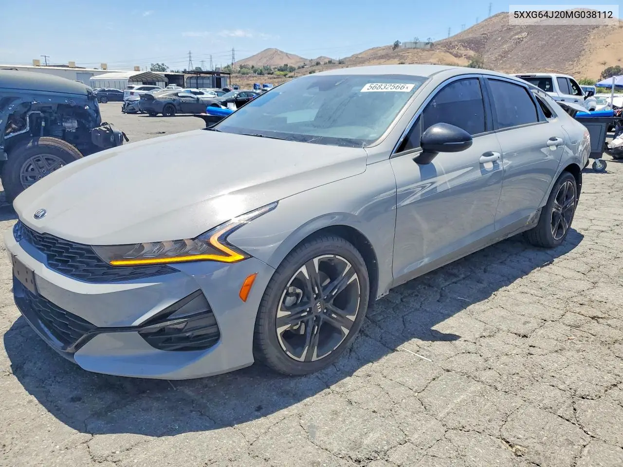 2021 Kia K5 Gt Line VIN: 5XXG64J20MG038112 Lot: 56832566
