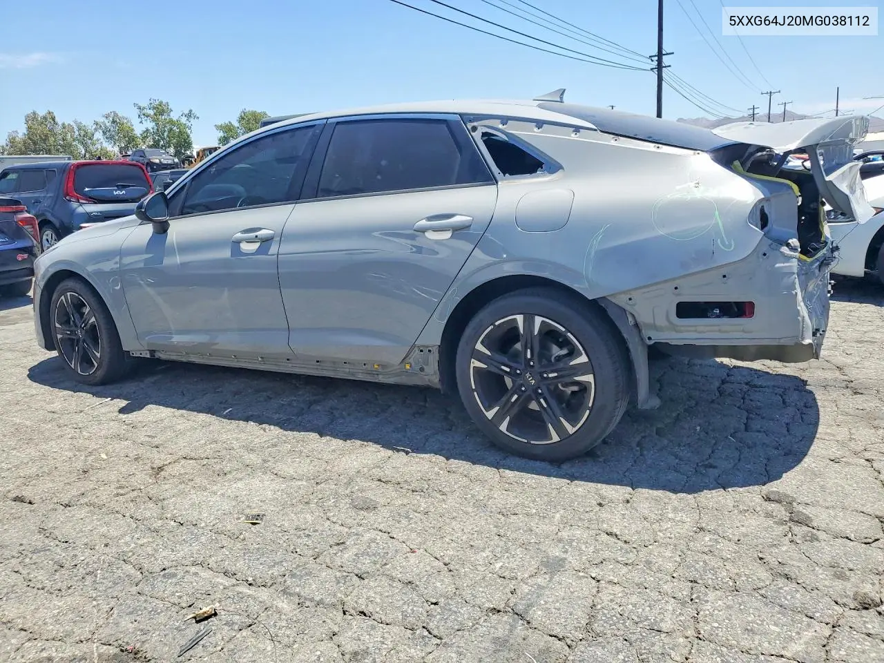 2021 Kia K5 Gt Line VIN: 5XXG64J20MG038112 Lot: 56832566