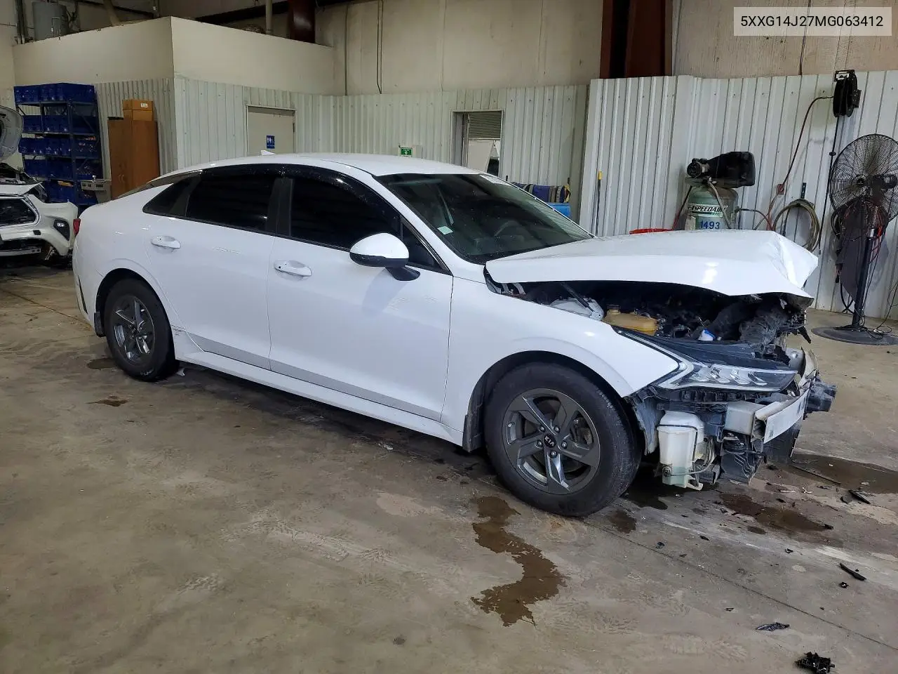 2021 Kia K5 Lxs VIN: 5XXG14J27MG063412 Lot: 57398156