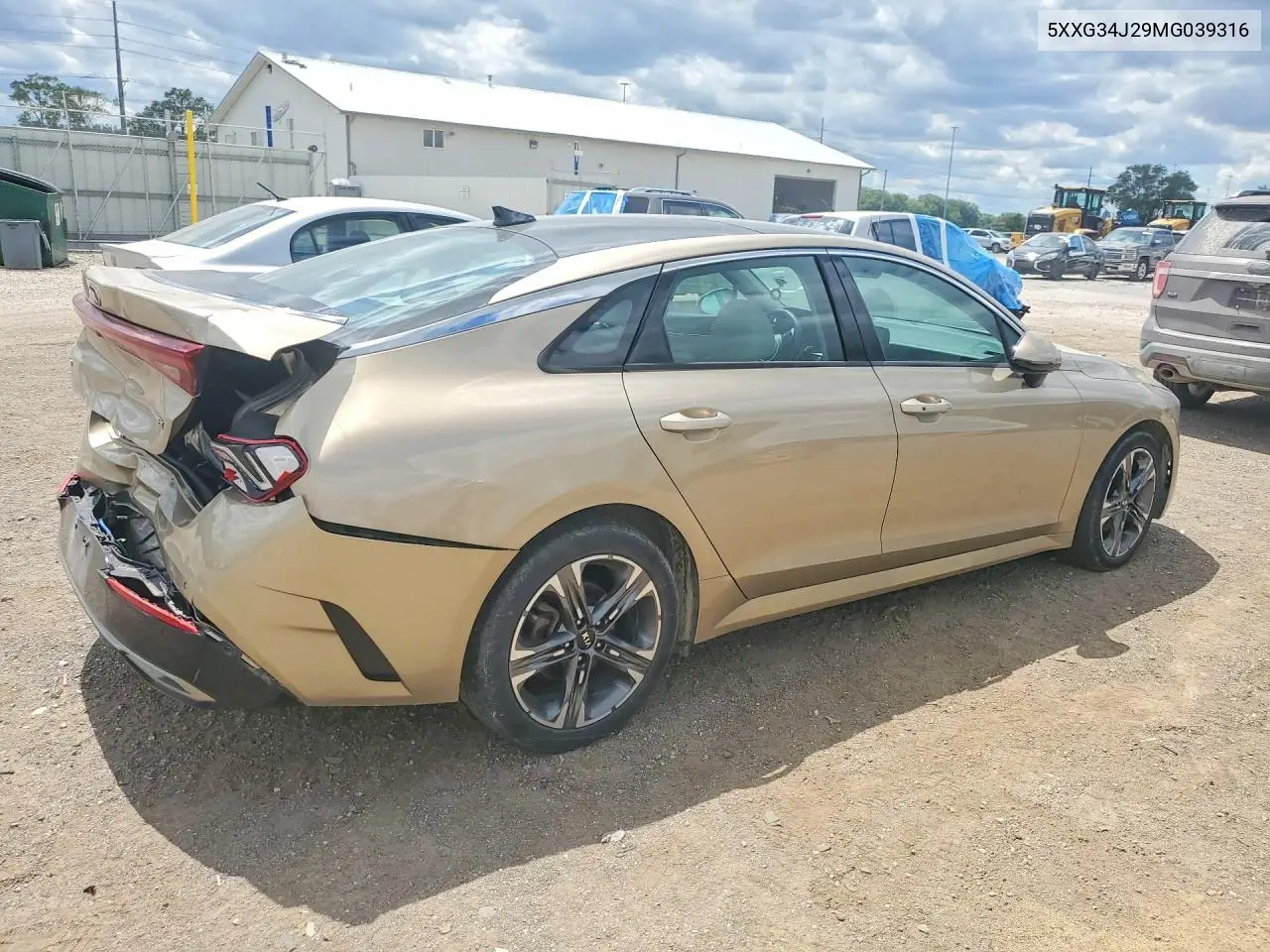 2021 Kia K5 Ex VIN: 5XXG34J29MG039316 Lot: 57846236