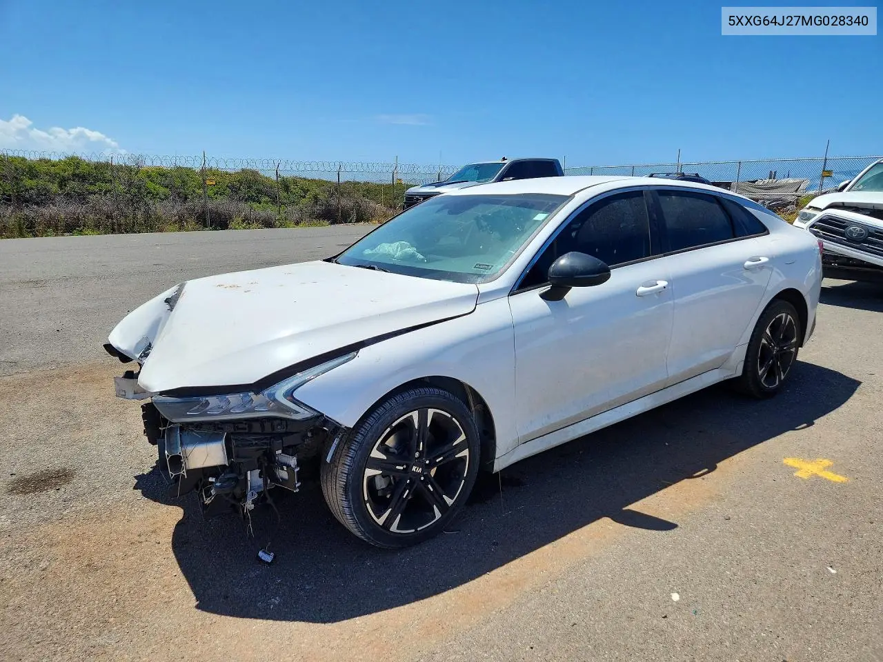 2021 Kia K5 Gt Line VIN: 5XXG64J27MG028340 Lot: 57945206