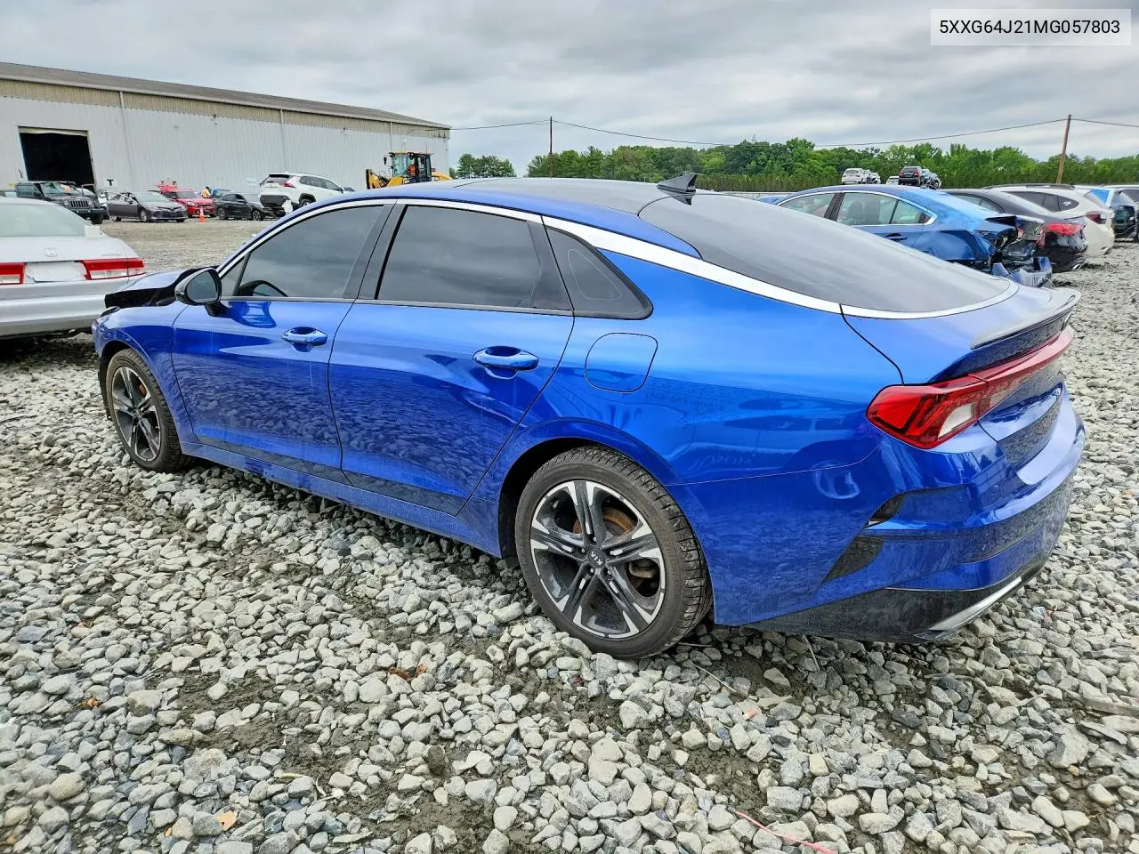 2021 Kia K5 Gt Line VIN: 5XXG64J21MG057803 Lot: 59775436