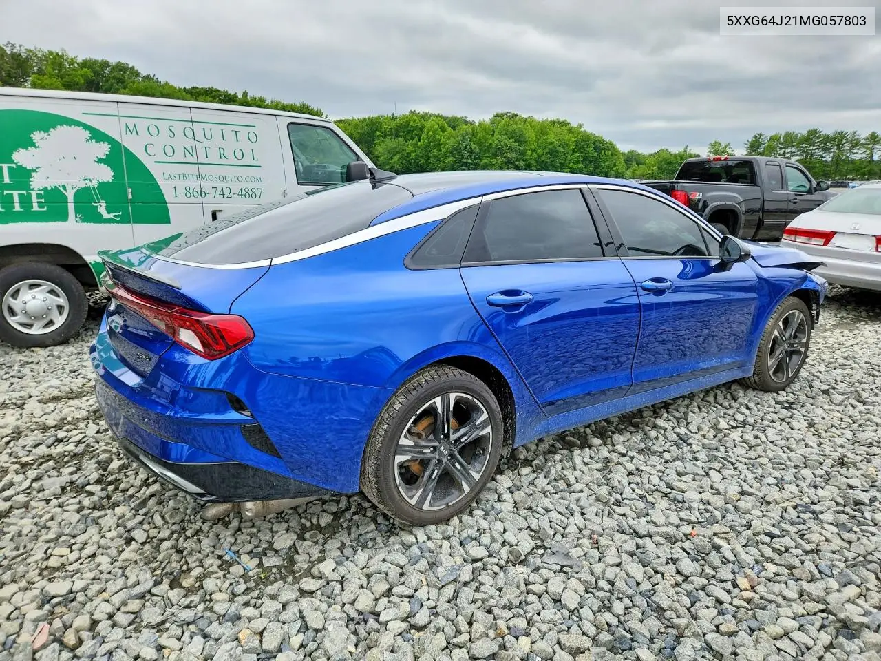 2021 Kia K5 Gt Line VIN: 5XXG64J21MG057803 Lot: 59775436
