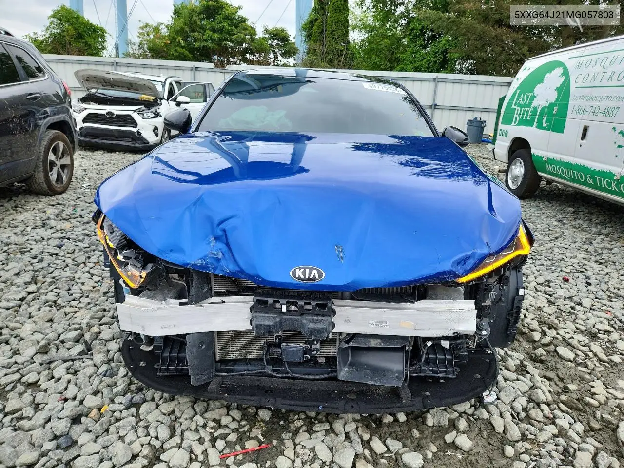 2021 Kia K5 Gt Line VIN: 5XXG64J21MG057803 Lot: 59775436