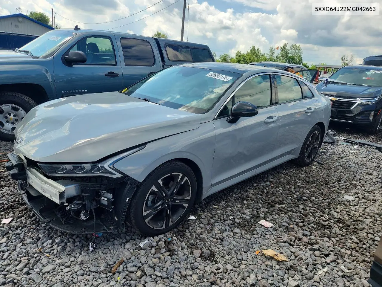2021 Kia K5 Gt Line VIN: 5XXG64J22MG042663 Lot: 59963176